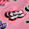 PINKYS RECORD STORE FRIDGE MAGNET VARSITY JACKET (PINK)