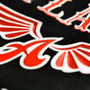 A.B.C BLACK  VARSITY JACKET (BLACK)