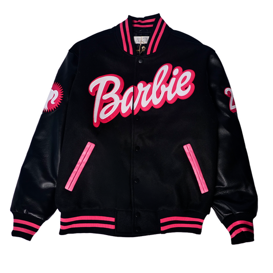 BARBIE VARSITY JACKET (BLACK)