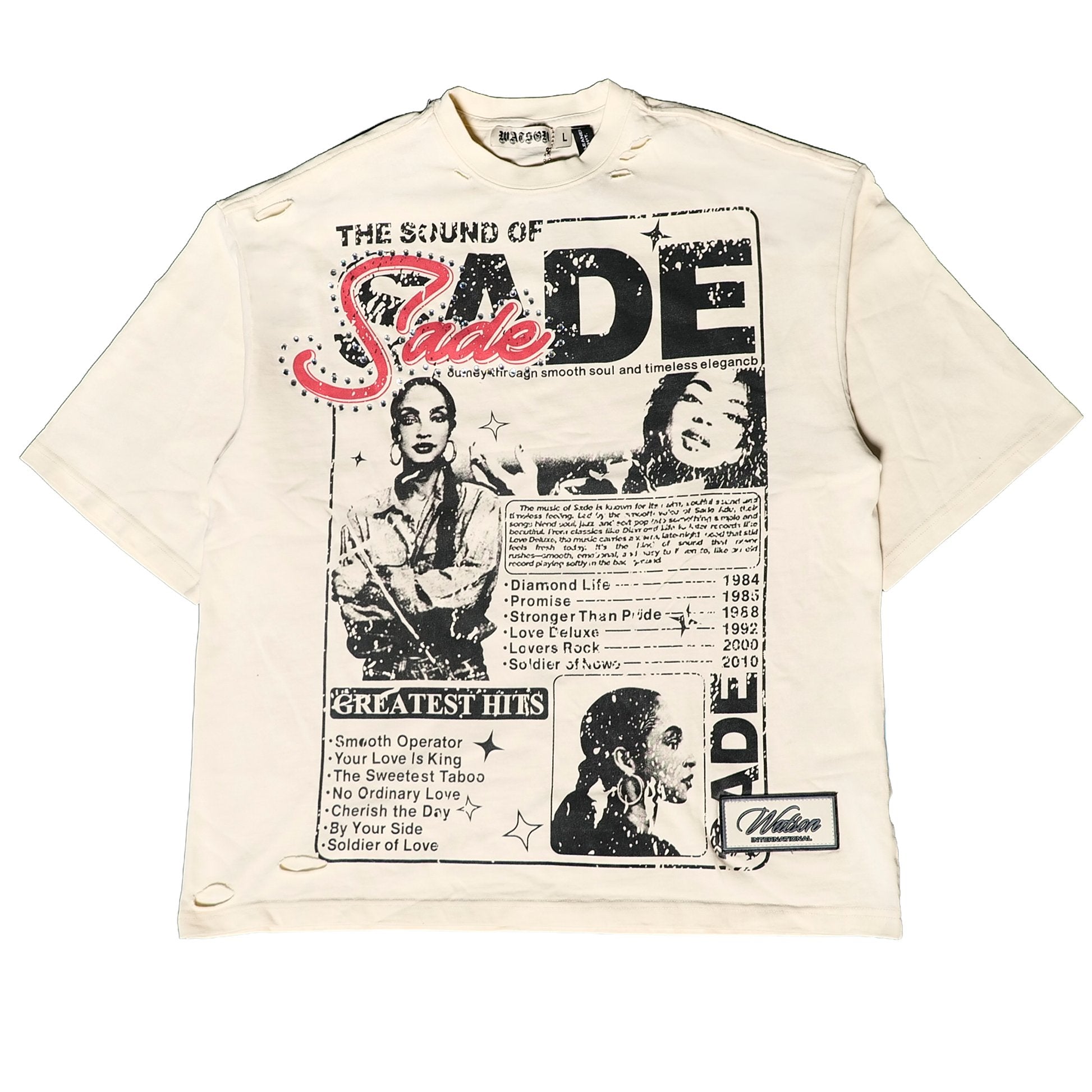 WATSON THE SOUND OF SADE CREAM TSHIRT