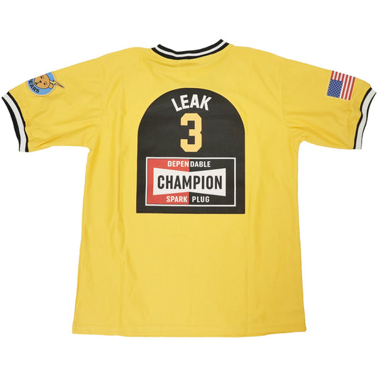 Bad News Bears Japan Baseball Jersey, yellow and black short-sleeve baseball jersey – alternate view 2