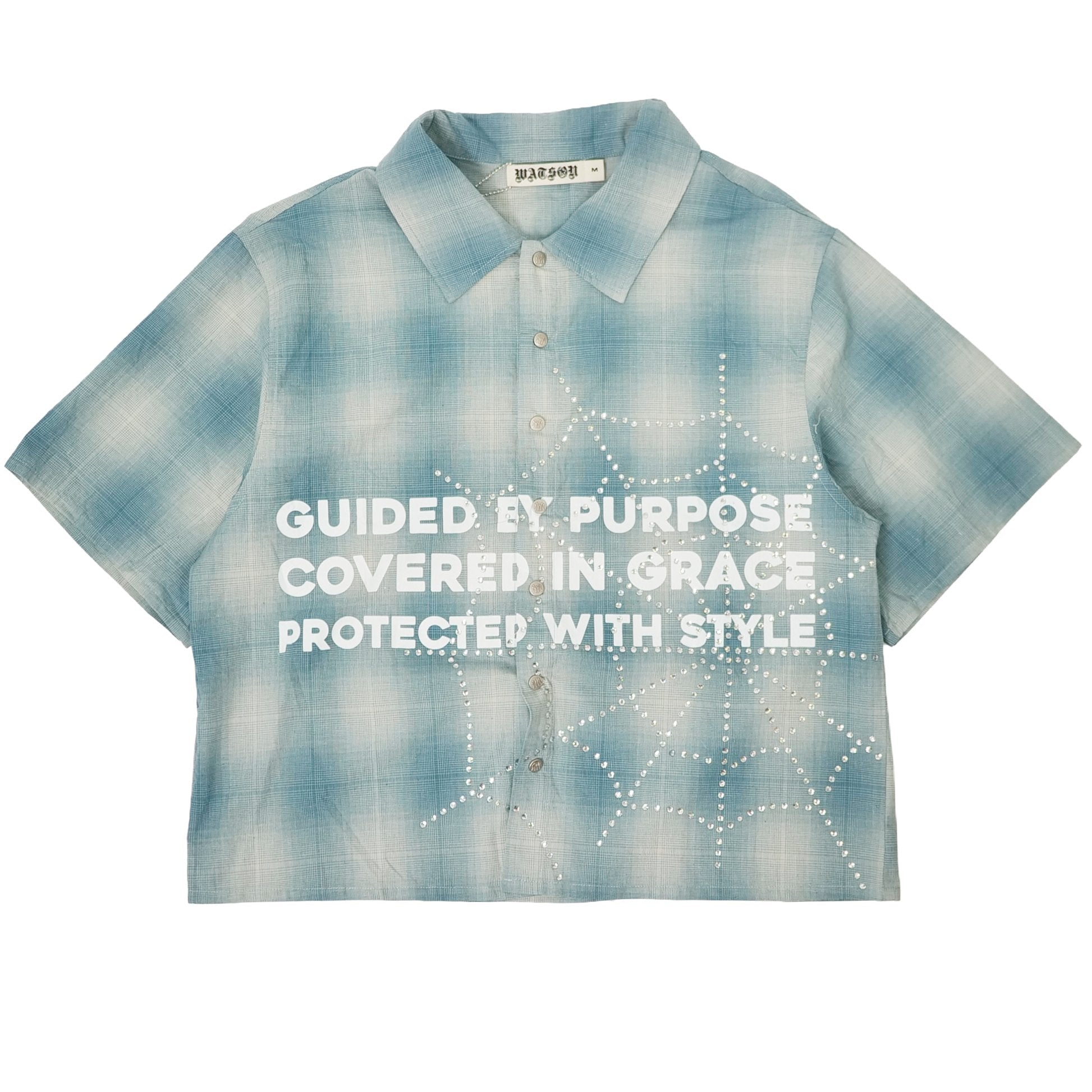 WATSON GUIDED BY PURPOSE WEB SHORT SLEEVE FLANNEL SHIRT