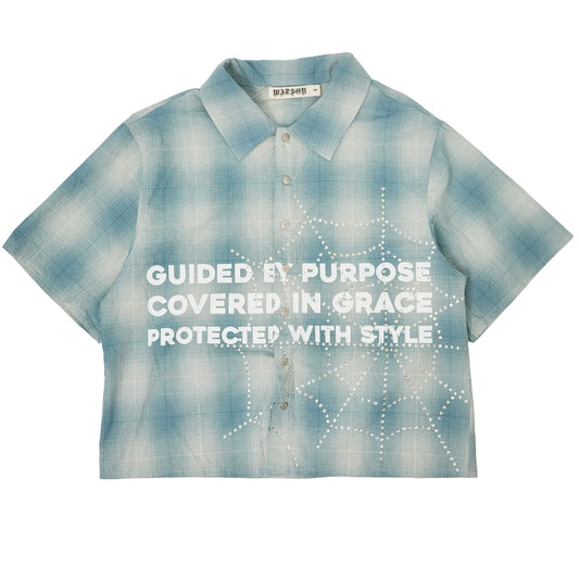 WATSON GUIDED BY PURPOSE WEB SHORT SLEEVE FLANNEL SHIRT