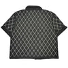 WATSON ROPE DIAMOND EMBELLISHED BLACK BUTTON SHIRT