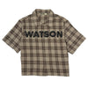 WATSON REACH THE MOON BROWN SLEEVE FLANNEL SHIRT