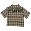 WATSON REACH THE MOON BROWN SLEEVE FLANNEL SHIRT