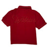 WATSON ROPE EMBELLISHED COLLAR RED DAHLIA BUTTON SHIRT