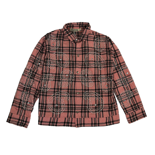 WATSON BIG PAISLEY CRYSATAL LIGHT PINK FLANNEL SHIRT