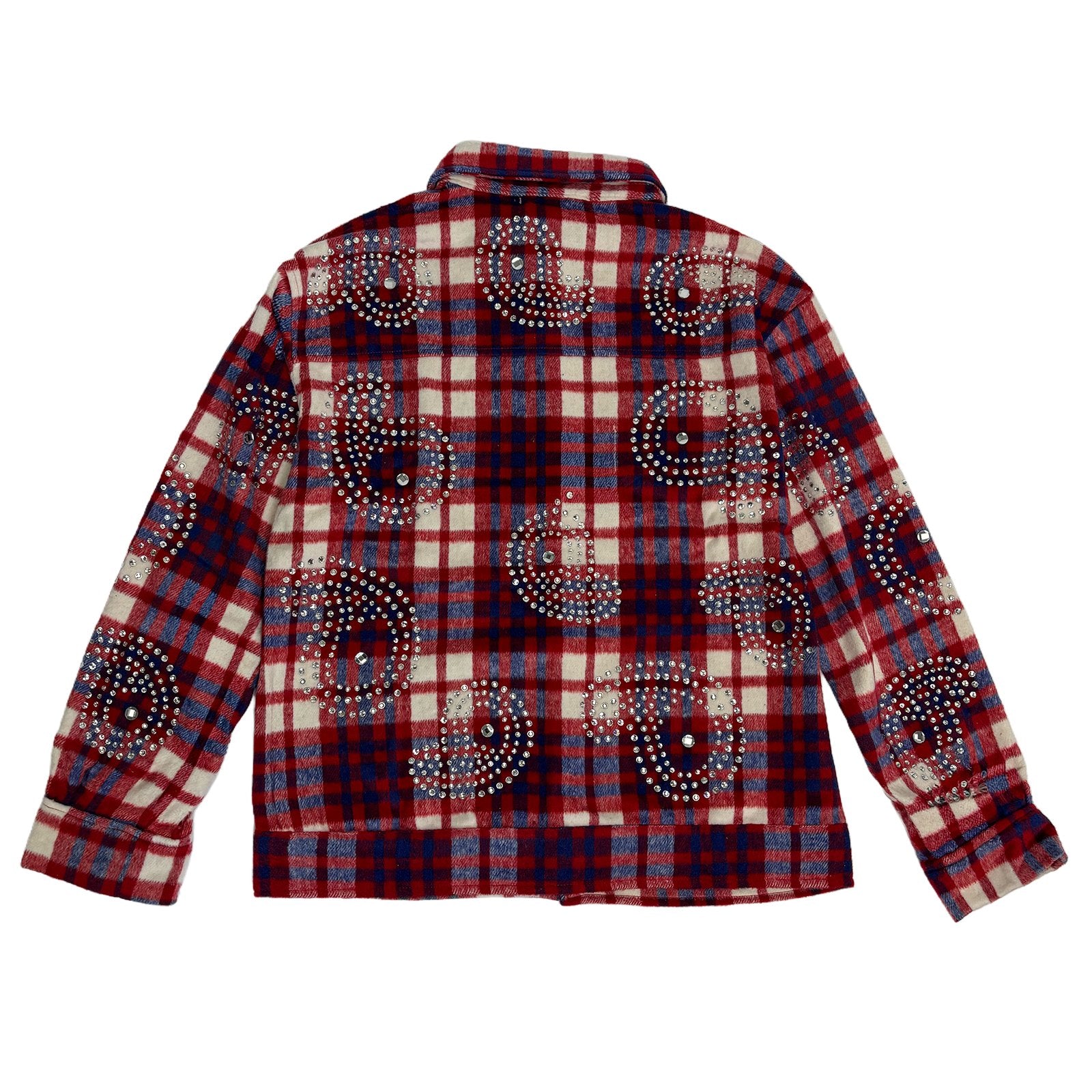 WATSON BIG PAISLEY CRYSTAL PURPLE AND LAVENDER FLANNEL SHIRT