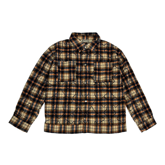 WATSON APPLIQUE CROSS FLANNEL SHIRT