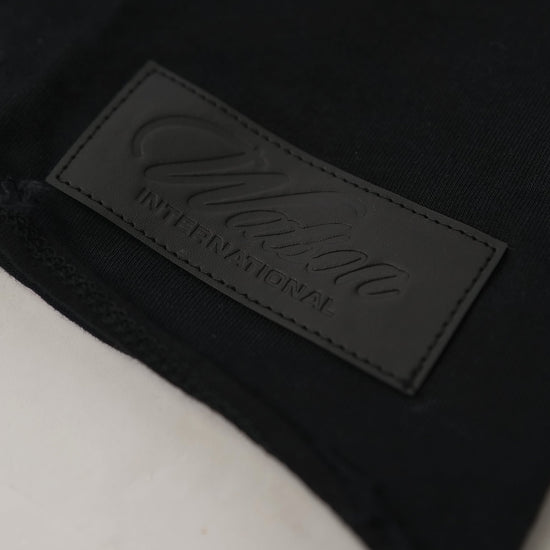 WATSON SPEAK IN TONGUES CROP BLACK TSHIRT