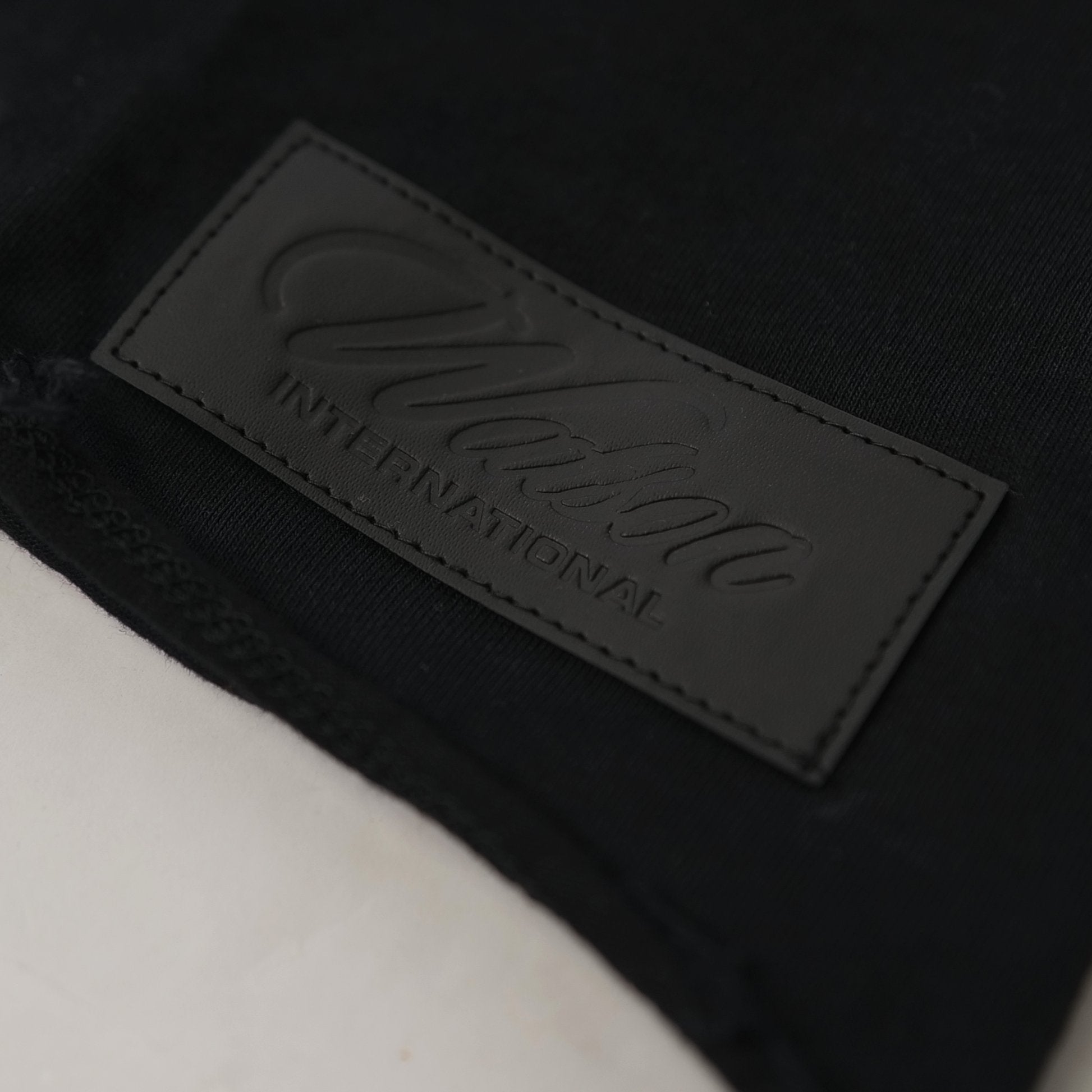 WATSON SPEAK IN TONGUES CROP BLACK TSHIRT