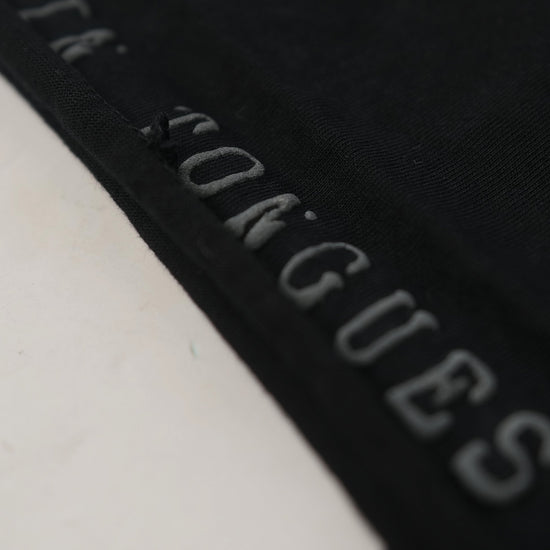 WATSON SPEAK IN TONGUES CROP BLACK TSHIRT