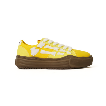 Watson Vulcan low-top sneaker in Blazing Sun, yellow and white – alternate view 2