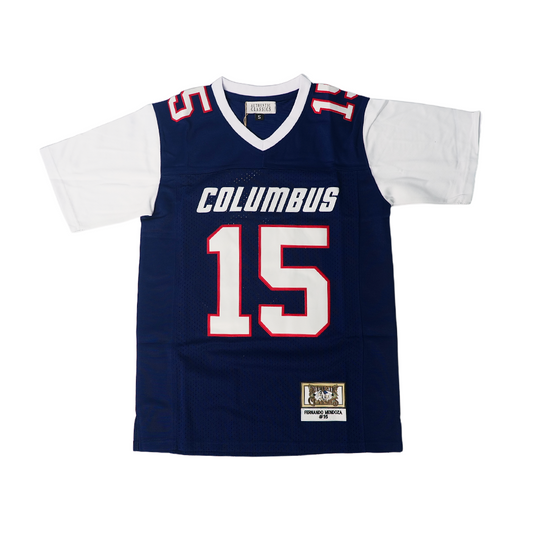 FERNANDO MENDOZA NAVY BLUE HIGH SCHOOL FOOTBALL JERSEY