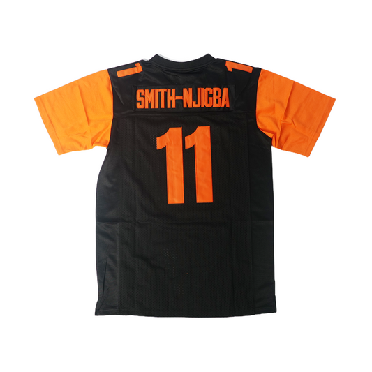 JAXON SMITH-NJIGBA BLACK HIGH SCHOOL FOOTBALL JERSEY