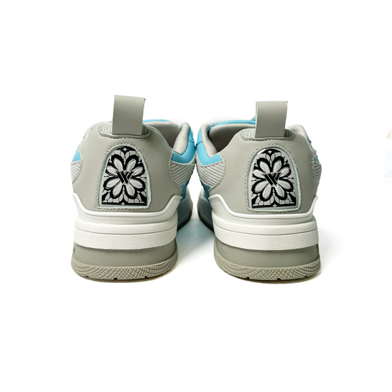 Watson K Flip low-top sneaker in UNC, blue and white – alternate view 3