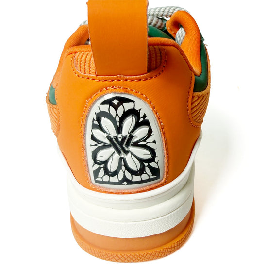 Watson K Flip low-top sneaker in Hurricane, green, orange and white – alternate view 6