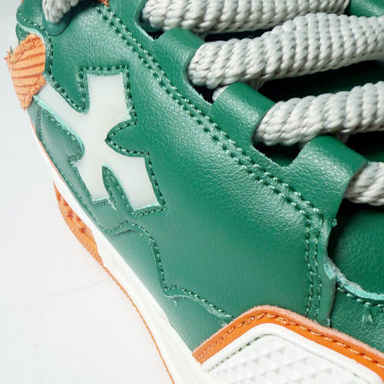 Watson K Flip low-top sneaker in Hurricane, green, orange and white – alternate view 7