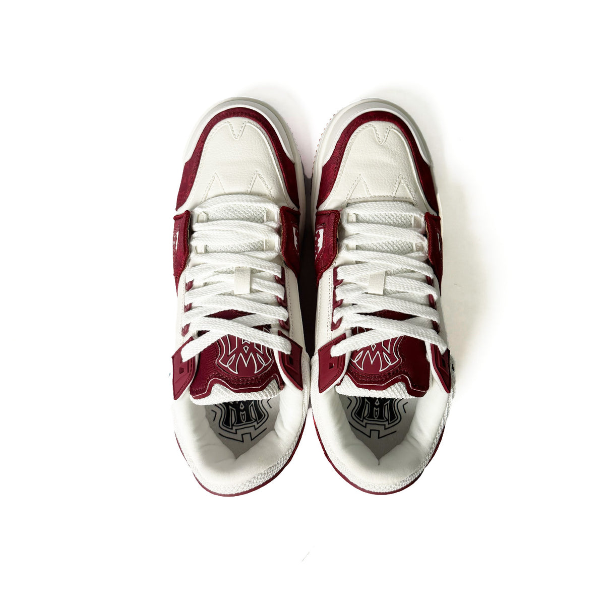 Watson Vulture V2 low-top sneaker in Fine Wine, red and white – alternate view 4