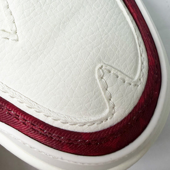 Watson Vulture V2 low-top sneaker in Fine Wine, red and white – alternate view 7