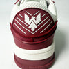 Watson Vulture V2 low-top sneaker in Fine Wine, red and white – alternate view 10