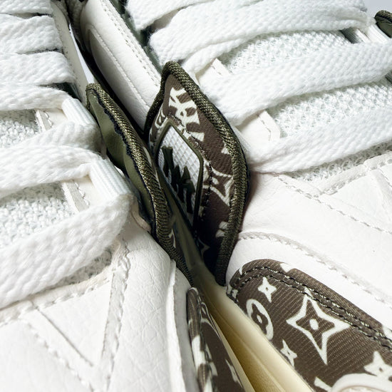 Watson Vulture V2 low-top sneaker in Dirty Martini, white and brown – alternate view 10