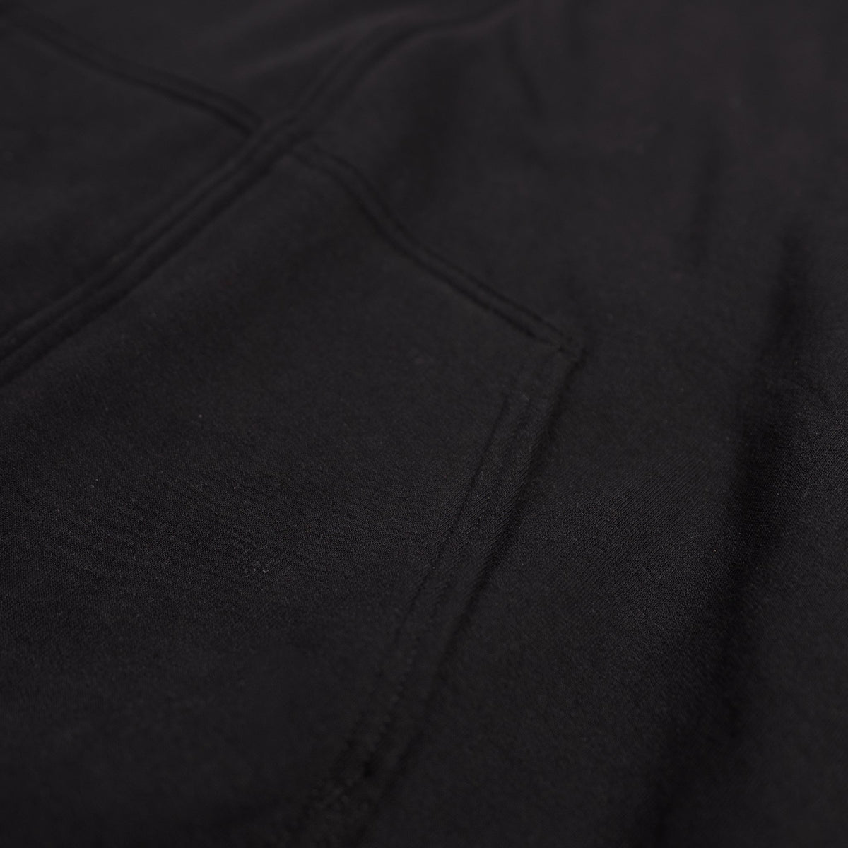 CRUCIFIX ZIP UP HOODIE (BLACK)