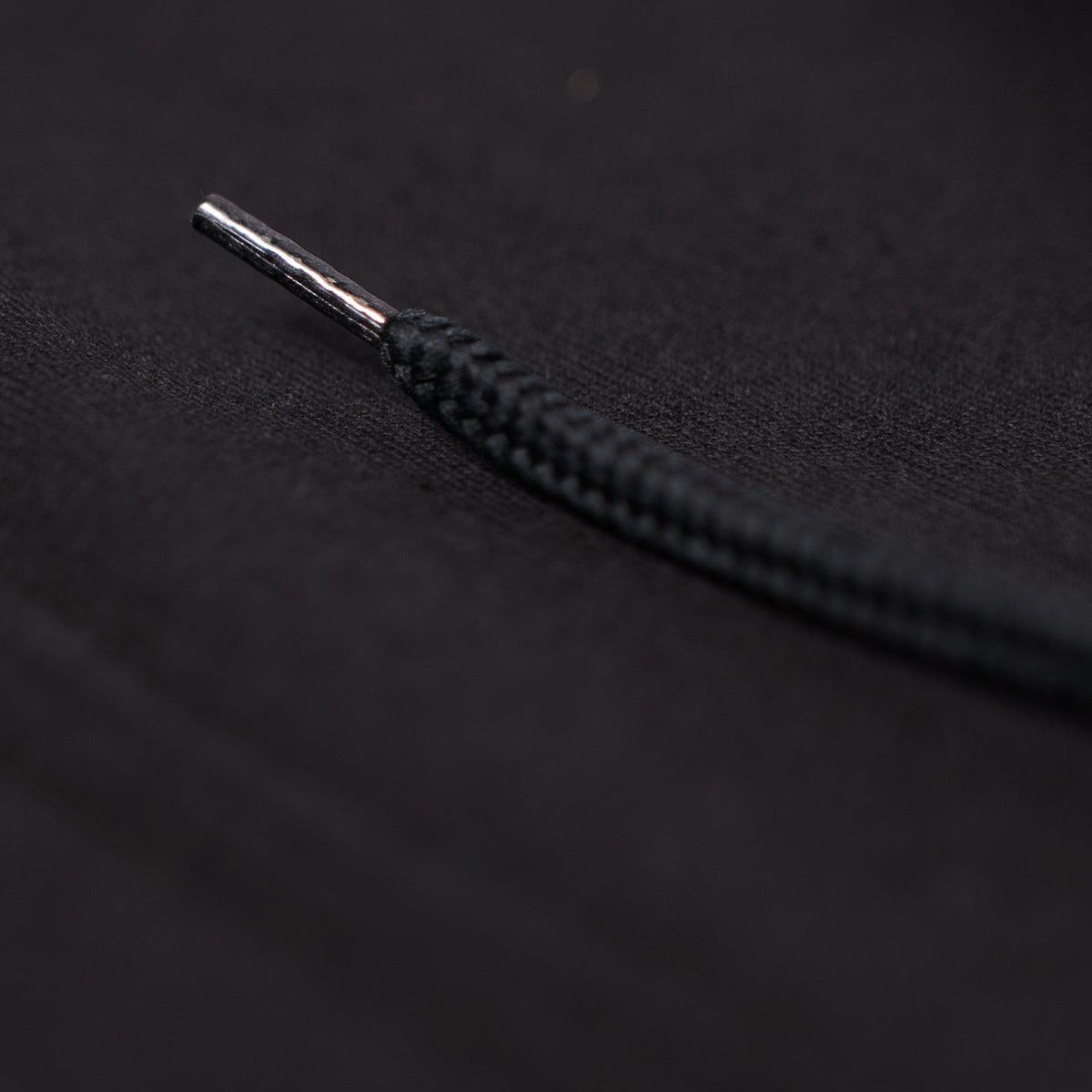 CRUCIFIX ZIP UP HOODIE (BLACK)