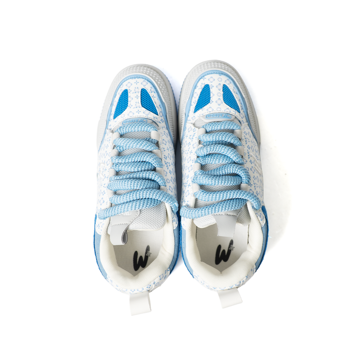 WATSON K FLIP SNEAKERS (BLUE MONOGRAM)