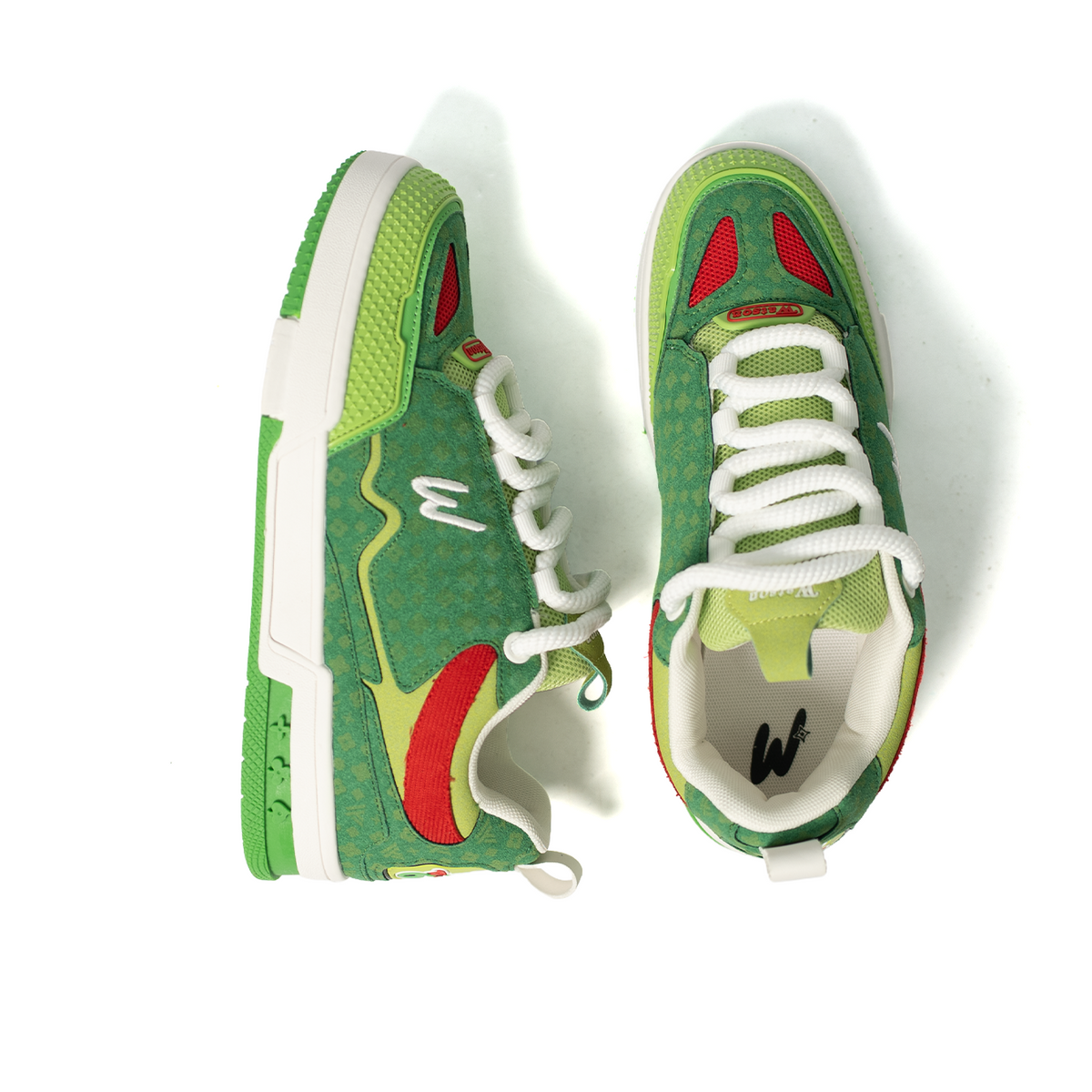 WATSON K FLIP SNEAKERS (REPTILE MONOGRAM)