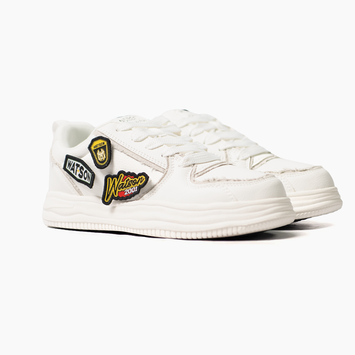 WATSON OVER TIME SNEAKERS (WHITE PATCHES)