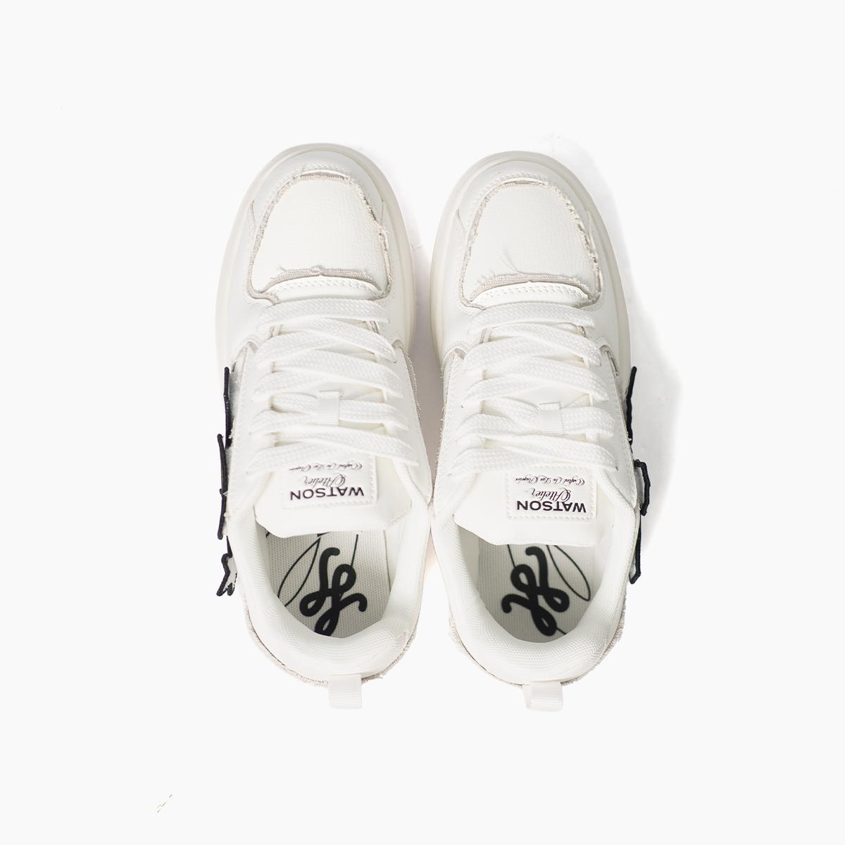 WATSON OVER TIME SNEAKERS (WHITE PATCHES)