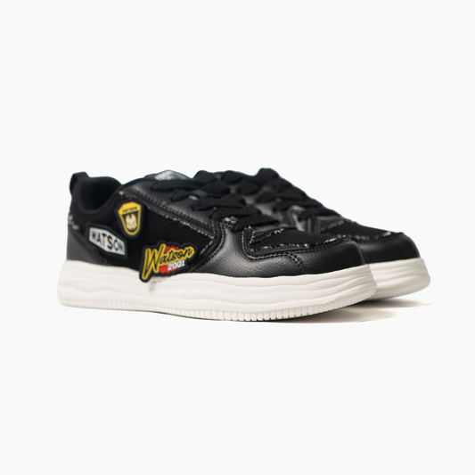 WATSON OVER TIME SNEAKERS (BLACK PATCHES)