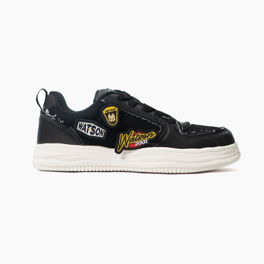 WATSON OVER TIME SNEAKERS (BLACK PATCHES)