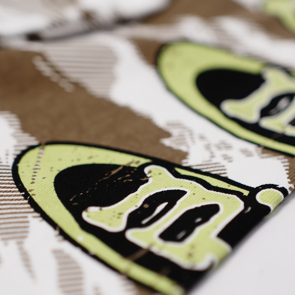 WATSON MOTOSPORT CAMO AND LIME GREEN LONGSLEEVE TSHIRT