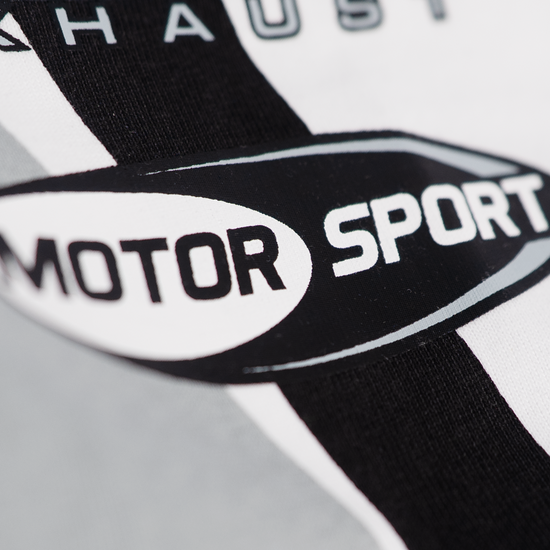 WATSON SPORT ROYAL BLUE AND WHITE MOTOSPORT LONGSLEEVE TSHIRT