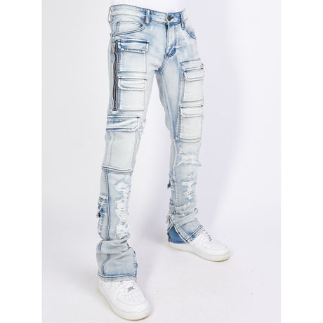 PLTKS - MURPHY DENIM - Skinny Stacked/Flare Denim