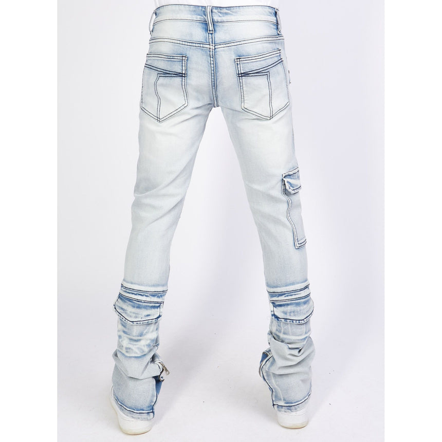 PLTKS - MURPHY DENIM - Skinny Stacked/Flare Denim