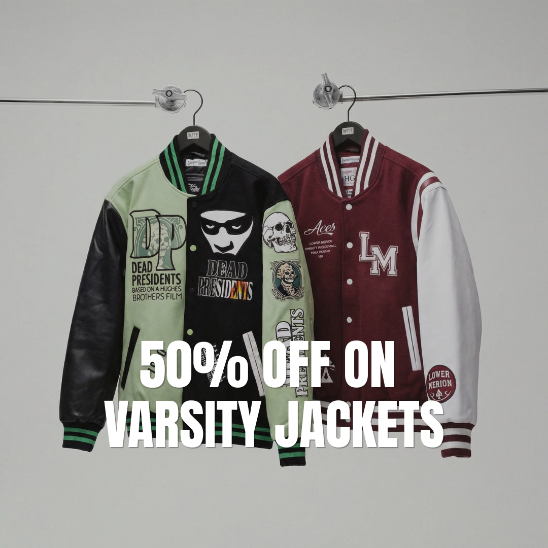 VARSITY JACKETS - 50% OFF