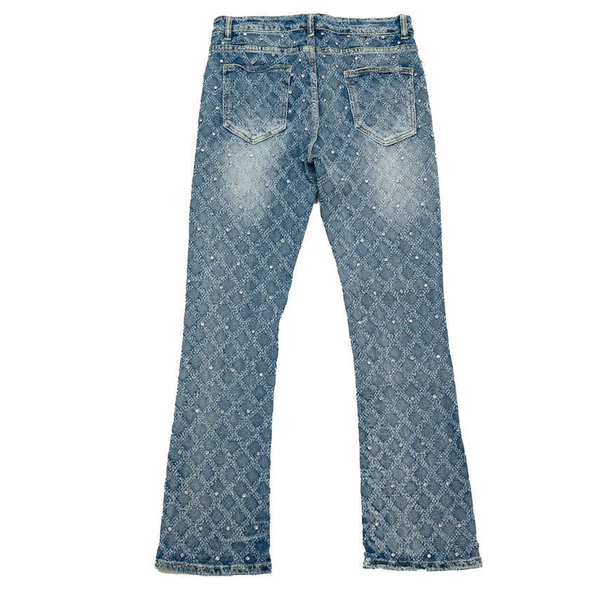 WATSON BLUE DENIM DIAMOND STITCH LF00002