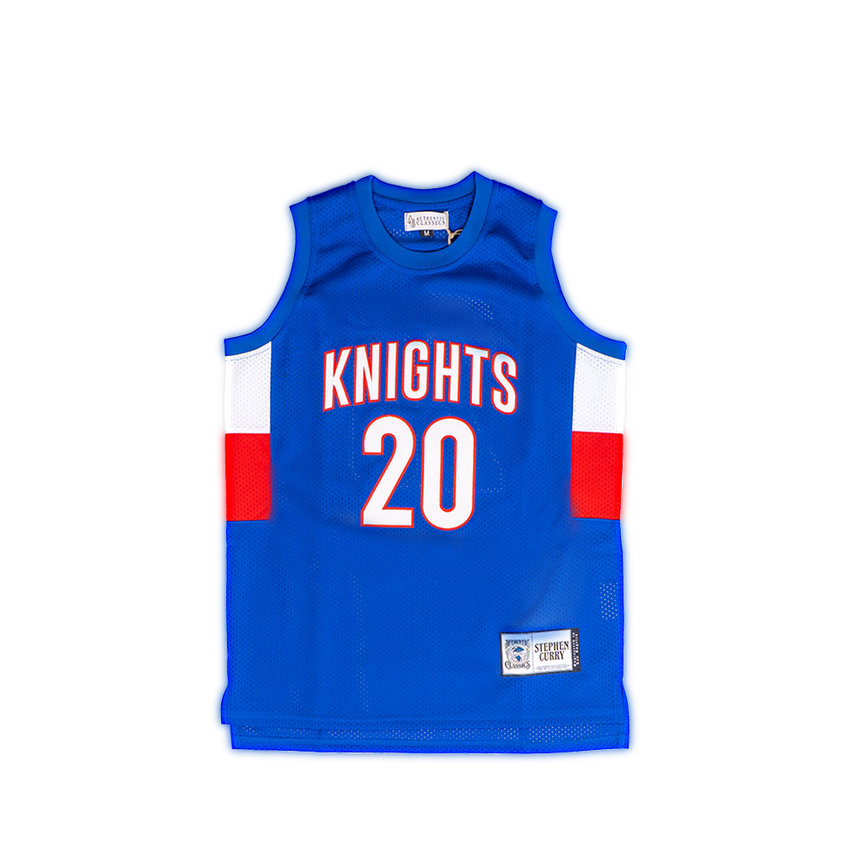YOUTH KNIGHTS "STEPHEN CURRY" BASKETBALL JERSEY (BLUE)