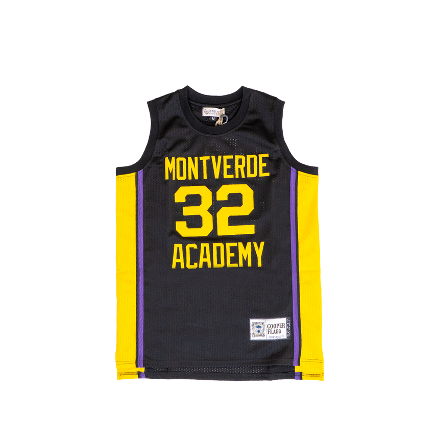 COOPER FLAGG MONTVERDE ACADEMY BASKETBALL JERSEY (BLACK)