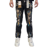 BLACK PAINT SPLATTER WATSON DENIM