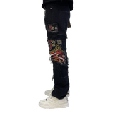 BLACK BAGGY DISTRESSED 52 WATSON DENIM