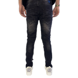 BLACK BARBED WIRE WATSON DENIM