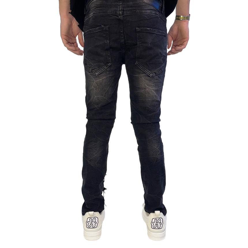 BLACK BARBED WIRE WATSON DENIM
