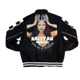 AALIYAH HAUGHTON ONE IN A MILLION RACING JACKET (BLACK)