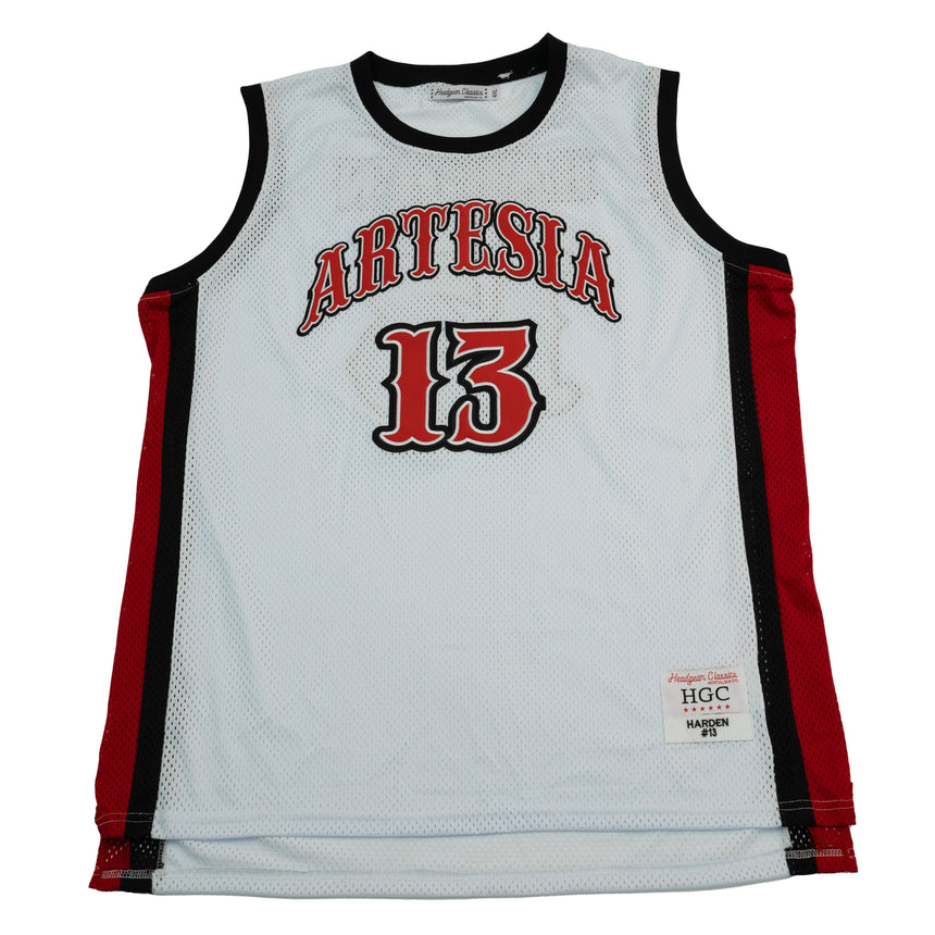 ARTESIA JAMES HARDEN ALTERNATE RED BASKETBALL JERSEY