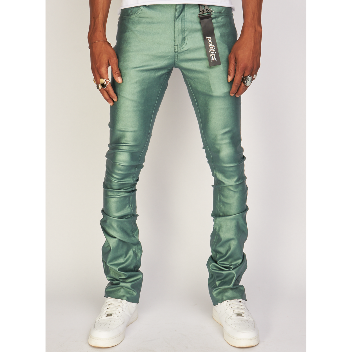 Politics Jeans - Martin - Metallic Green - 508